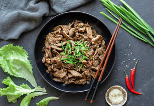 Delicious Bulgogi - Authentic Korean Cuisine Wallpaper