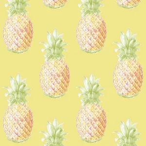 Delicious Yellow Pineapple, Ready To Eat Wallpaper