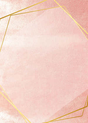 Delight In The Beauty Of The Radiant Pink And Gold Wallpaper