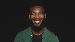 Delightful African Man Wallpaper