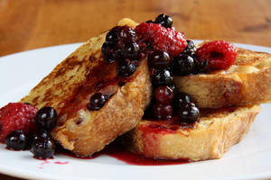 Delightful French Toast Breakfast Wallpaper