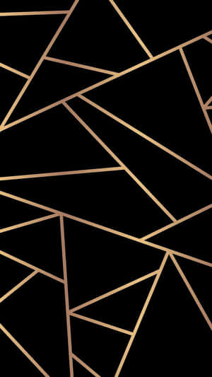 Delighting In The Beauty Of Black And Gold Wallpaper