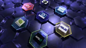 Dell 4k And Other Logos Wallpaper