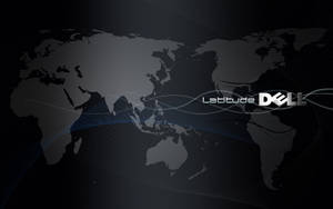 Dell Latitude World Map Wallpaper