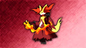 Delphox Fire Type Pokemon Wallpaper