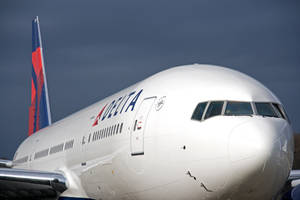 Delta Airlines Airplane Front View Wallpaper