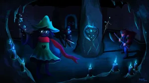 Deltarune Characters Underground Wallpaper