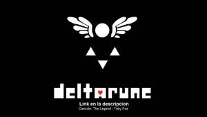 Deltarune Logo And Title Wallpaper