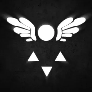 Deltarune Symbol On Concrete Wallpaper