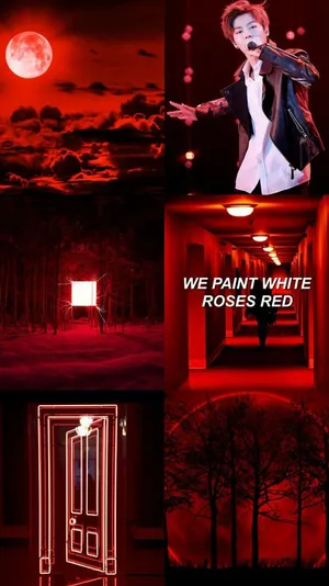 “delve Into An Enchanted Maroon World” Wallpaper