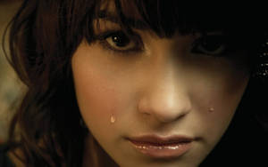 Demi Lovato In Tears Wallpaper