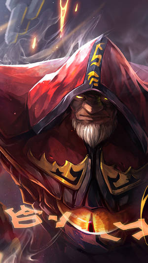 Demnok Lannik Warlock Dota 2 Iphone Wallpaper