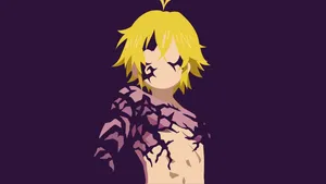 Demon Form Meliodas Vector Art Wallpaper