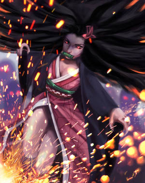 Demon Nezuko Kamado Wallpaper