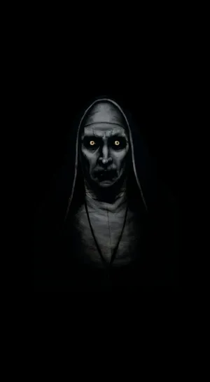 Demon Nun Horror Phone Wallpaper