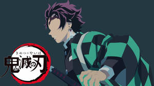 Demon Slayer Logo Tanjiro Vector Art Wallpaper