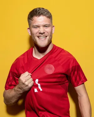 Denmark National Football Team Andreas Cornelius Photoshoot Wallpaper