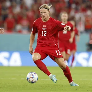 Denmark National Football Team Player Kasper Dolberg Wallpaper WallpapersOK