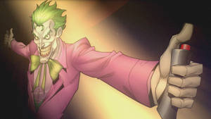 Denotator Button Of Joker Desktop Wallpaper