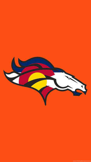 Denver Broncos Colorful Horse Wallpaper