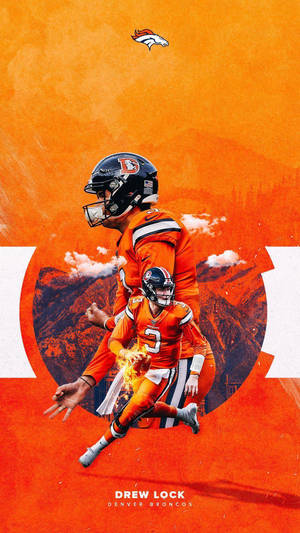 Denver Broncos Player Side View Iphone Wallpaper
