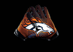 Denver Broncos Reflected Gloves Wallpaper