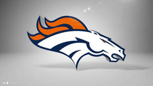 Denver Broncos White Logo Wallpaper