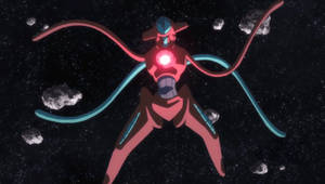 Deoxys In Outer Space Wallpaper