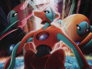 Deoxys Normal, Attack, And Defense Forms Wallpaper