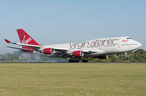 Departure Of Virgin Atlantic Aviation Wallpaper