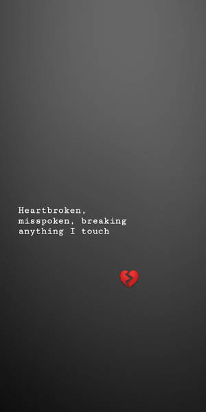 Depression Aesthetic Quote Wallpaper