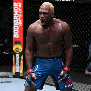 Derek Brunson Shouting Wallpaper