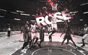 Derrick Rose - Mvp Of The 2009-10 Nba Season Wallpaper