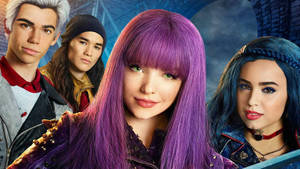 Descendants 2 Smirking Characters Wallpaper