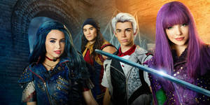 Descendants 3 Disney Key Art Wallpaper