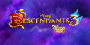 Descendants 3 Purple Poster Wallpaper