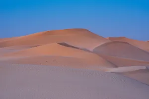 Desert And Blue Sky Wallpaper