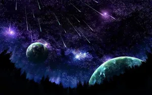 Desktop Night Sky Hd Wallpaper Wallpaper