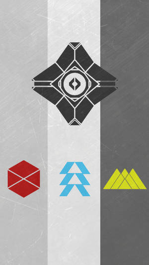 Destiny 2 Iphone Class Icons Wallpaper