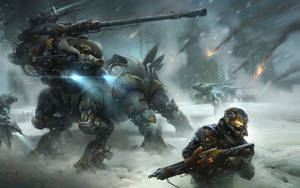 Destiny Concept Art War Machine Wallpaper