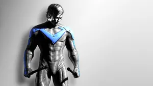 Detailed Sketch Of Nightwing Wallpaper