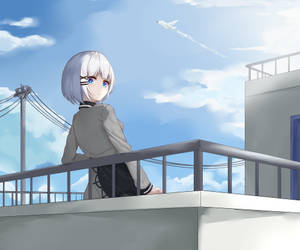 Detective Siesta On Rooftop Wallpaper