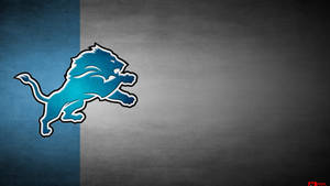 Detroit Lions Blue And Gray Logo Wallpaper
