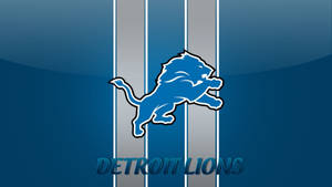 Detroit Lions White And Blue Wallpaper