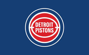 Detroit Pistons Complementing Team Colors Wallpaper