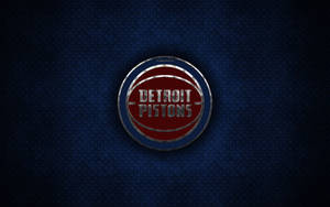 Detroit Pistons Darker Shade Logo Wallpaper