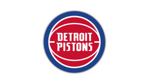 Detroit Pistons Modern Team Logo Wallpaper