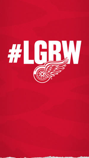 Detroit Red Wings Lgrw Slogan Wallpaper