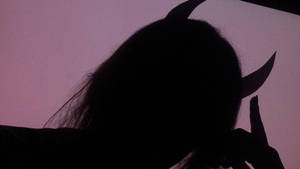 Devil-girl Aesthetic Profile Picture Wallpaper