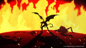 Devilman Crybaby Huge Fire Wallpaper